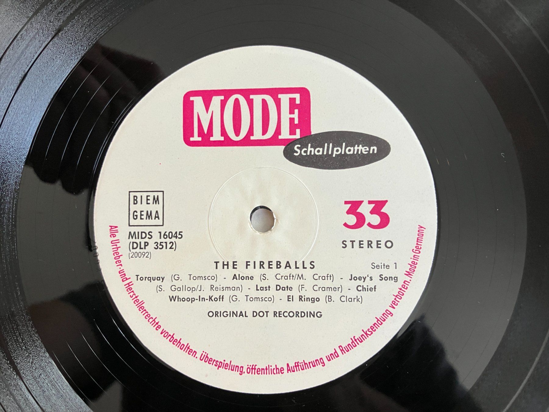 Dischi in vinile: The Fireballs – Usato da Aarwangen venduto da Jukebox3 6