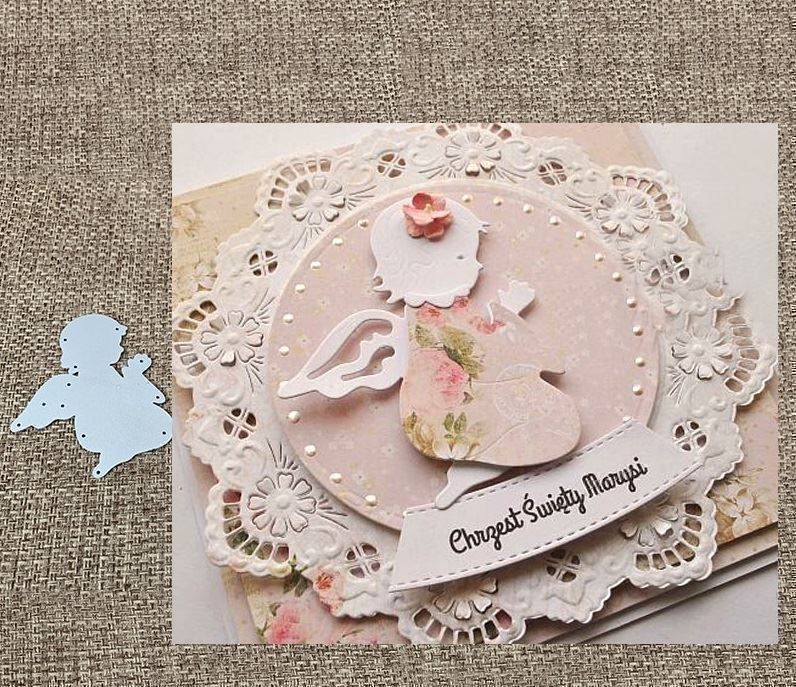 Sciablone: ENGEL 8 STANZSCHABLONE – Nuovo e nell'imballaggio originale da Affoltern am Albis venduto da scrapbooking