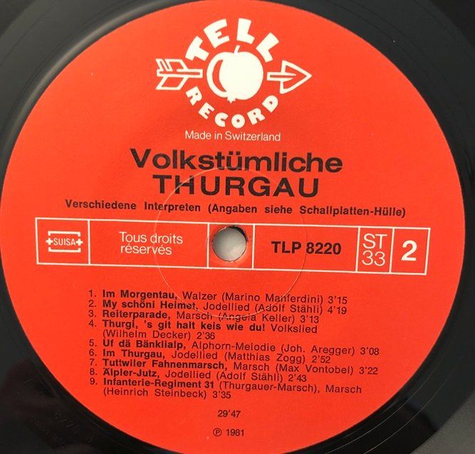 Dischi in vinile: Volkstümlicher Thurgau (LP) – Usato da Grüningen venduto da azulmarron 5