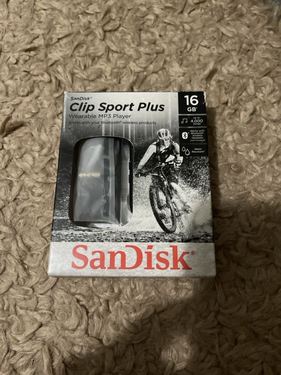 Sandisk Lettore multimediale portatile: SanDisk Clip Sport Plus 16GB MP3 Player – Usato da Unterkulm venduto da AnoliOccasion