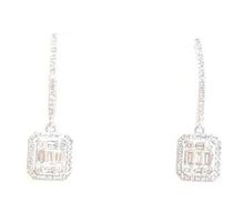Diamantcreolen: 750 Weissgold 114 Diamanten; UVP 1.990 CHF