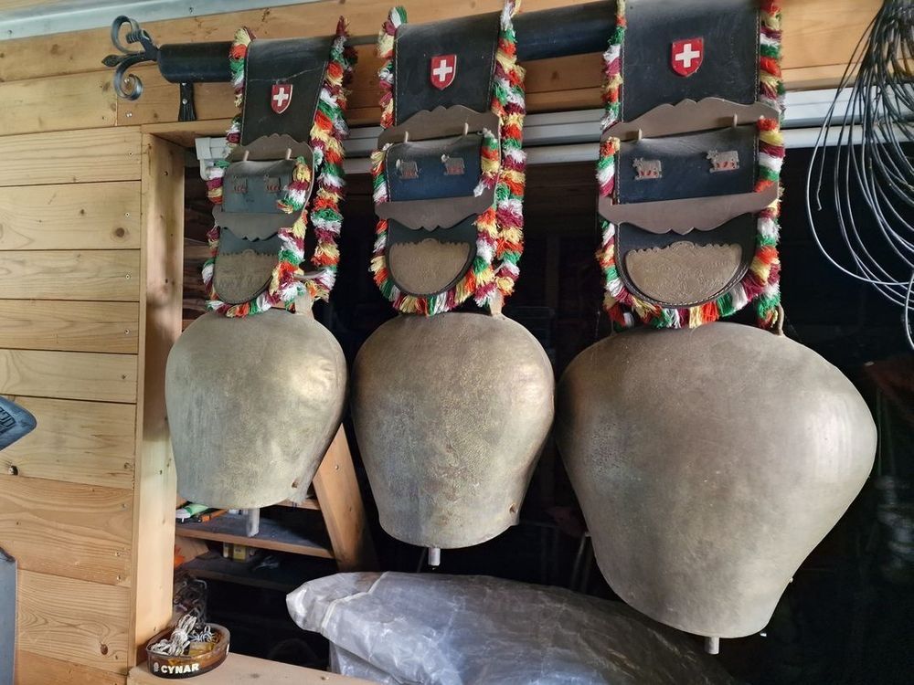 Cloches & sonnailles: 3  grosse Treicheln – D'occasion à Regensdorf par Moweso134 1