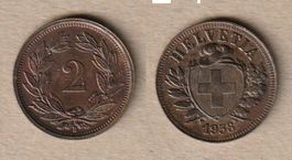 2 Rappen 1938