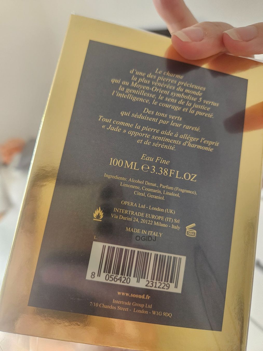 Profumi & Eau de Toilette: Sooud Jade Eau Fine 100 ml – Usato da Bex venduto da bes_9dyf 5