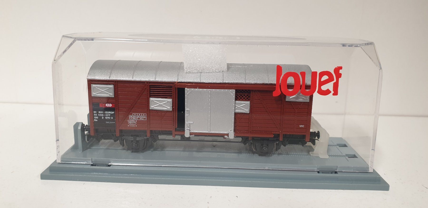 Jouef Modellini di ferrovie: Jouef SBB Güterwagen   H0/DC – Nuovo (secondo la descrizione) da Geroldswil venduto da TopTrain54