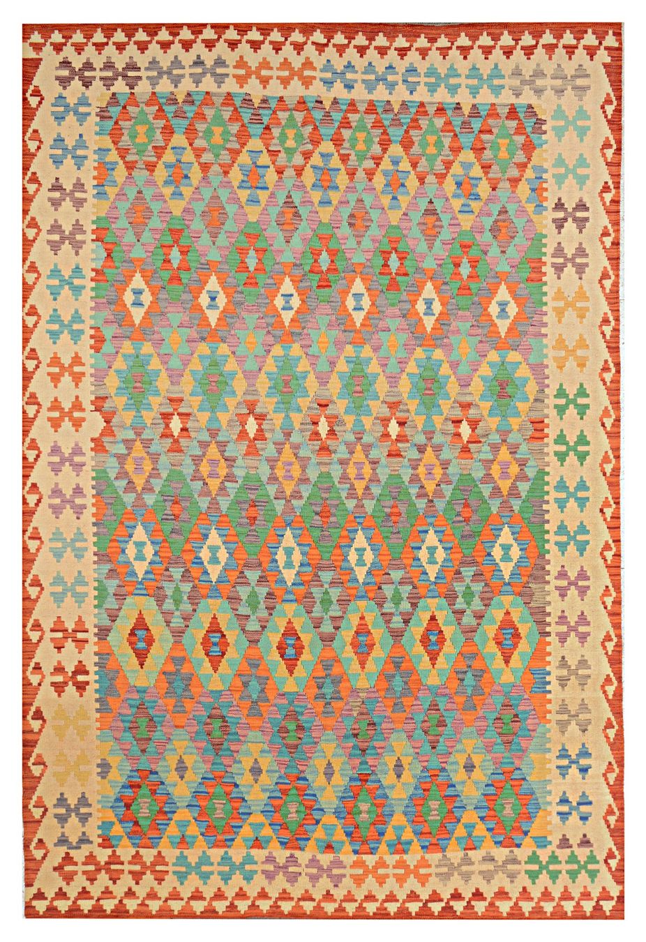 Kelim Tappeti: Oriente Afghan Kelim Teppich 200x300 cm – Nuovo e nell'imballaggio originale da Lahore venduto da Fairways79 3