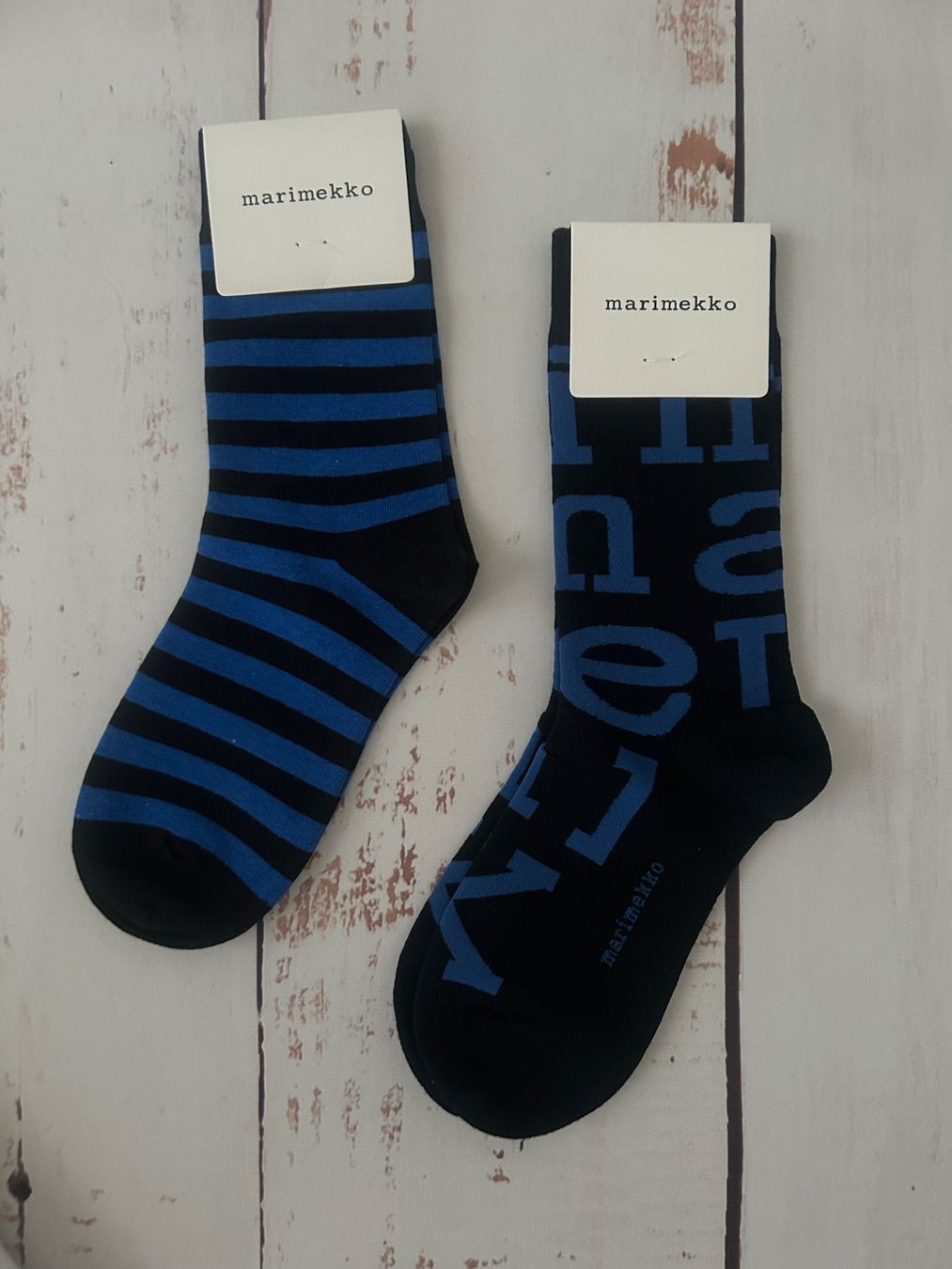 Calze: Marimekko socks pop-up FLOWER print – Nuovo e nell'imballaggio originale da Zürich venduto da Ferienan