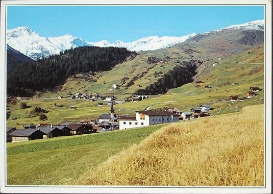 Cartes postales: RUERAS am Oberalp-Pass mit Dieni – D'occasion à Jona par philajona