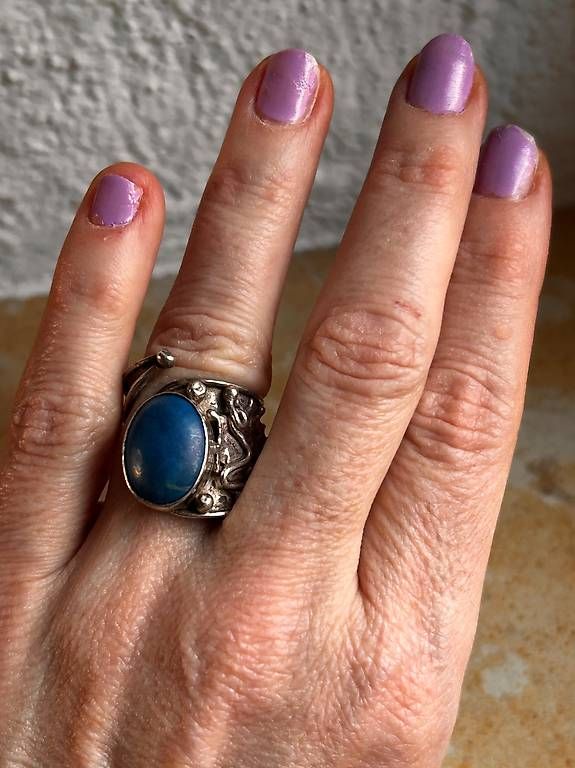 Anelli: Ring Lapislazuli Designer (Rg 54) – Usato da Basel venduto da bellespirit 5