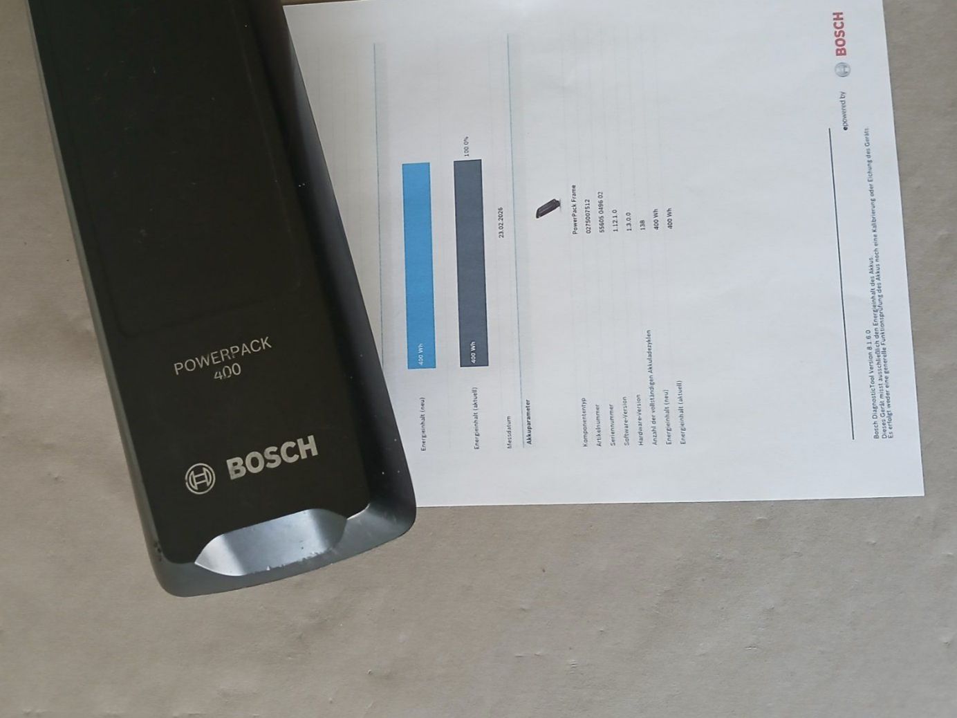 Bosch Batterie: Bosch Powerpack 400 mit 486Wh - inklusive Messbericht – Usato da Winterthur venduto da .-thx-. 1