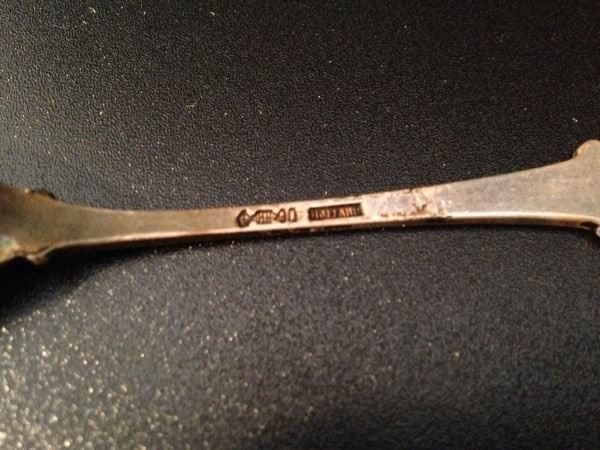 Cucchiai: alter Silberlöffel (Idaho) – Usato da Einsiedeln venduto da Brocki59 2