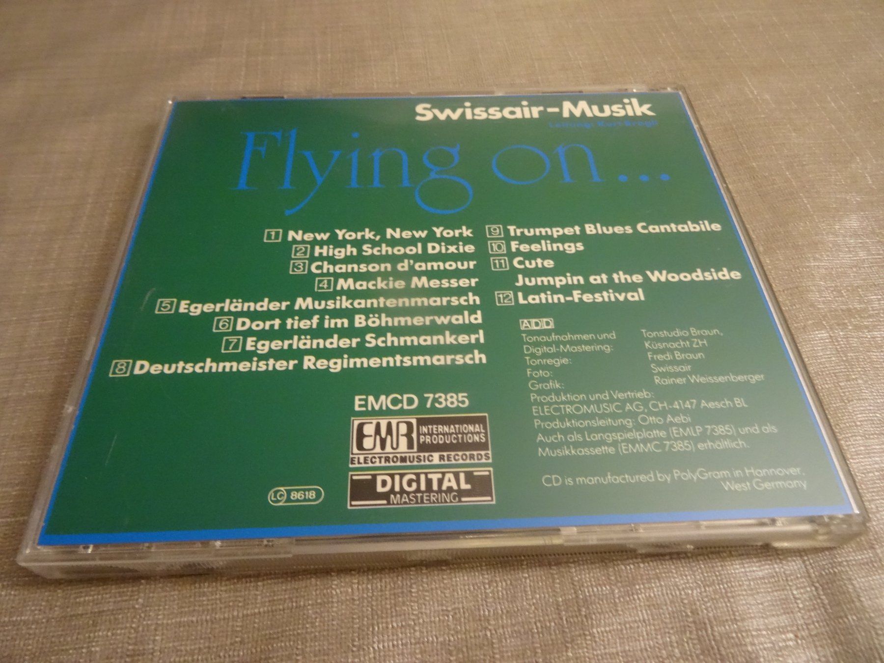 CDs: Swissair Musik - Flying On CD - Kurt Brogli CD – Gebraucht aus Olten von Disc-Ausverkauf 1