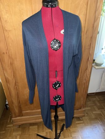 Damen Strickjacke dunkelblau Grösse L guter Zustand