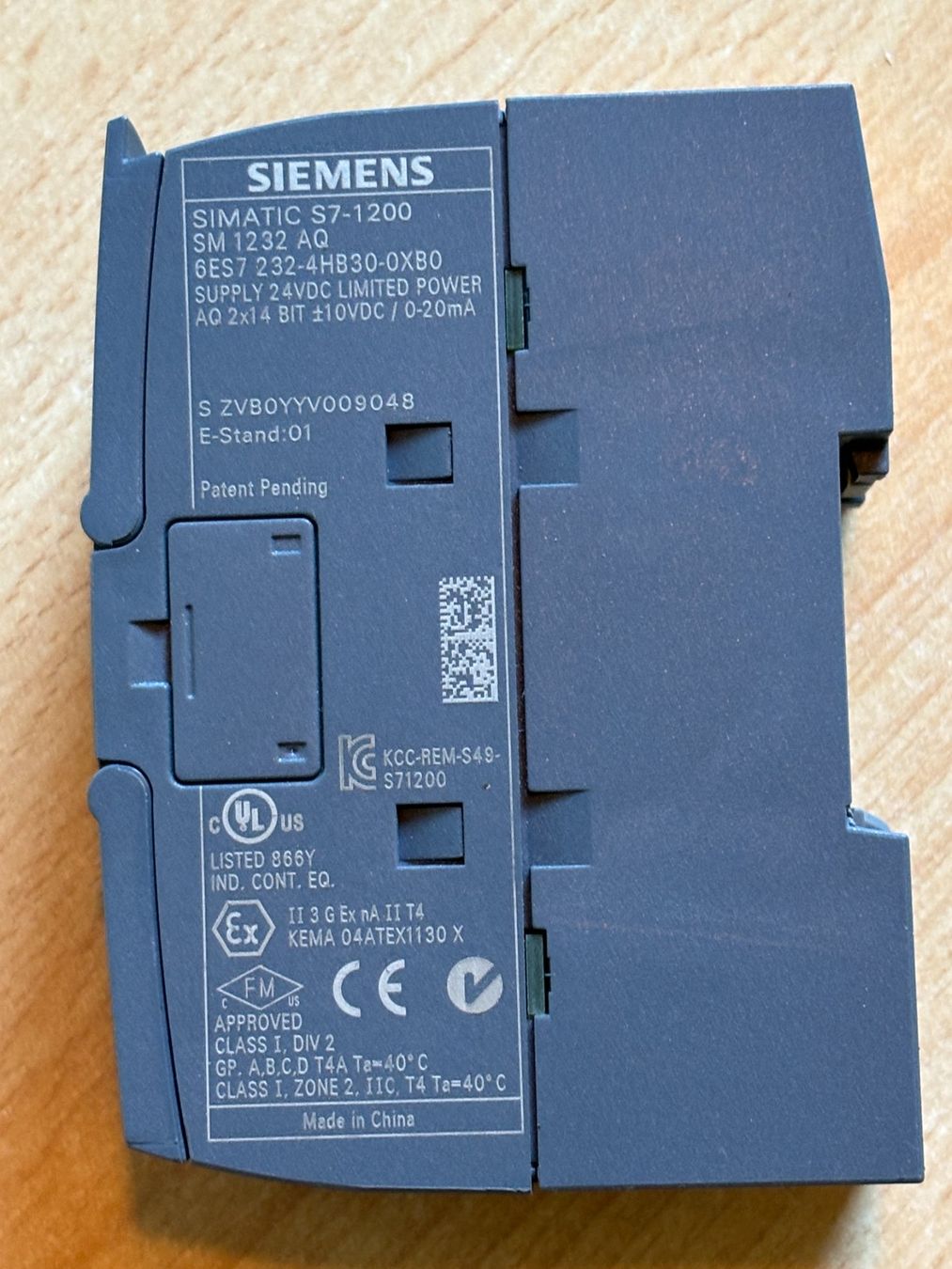 Siemens Sistema di controllo: S7-1200 SM 1232 – Usato da Biberist venduto da Oberwald45 1