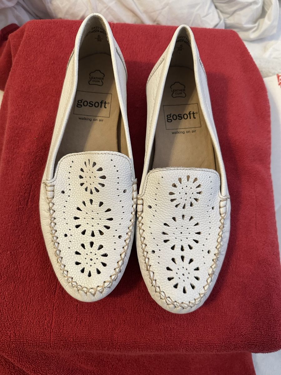 Damenschuhe: Walking gosoft Schuhe Leder Gr.38 – Gebraucht aus Pfungen von Outlet64