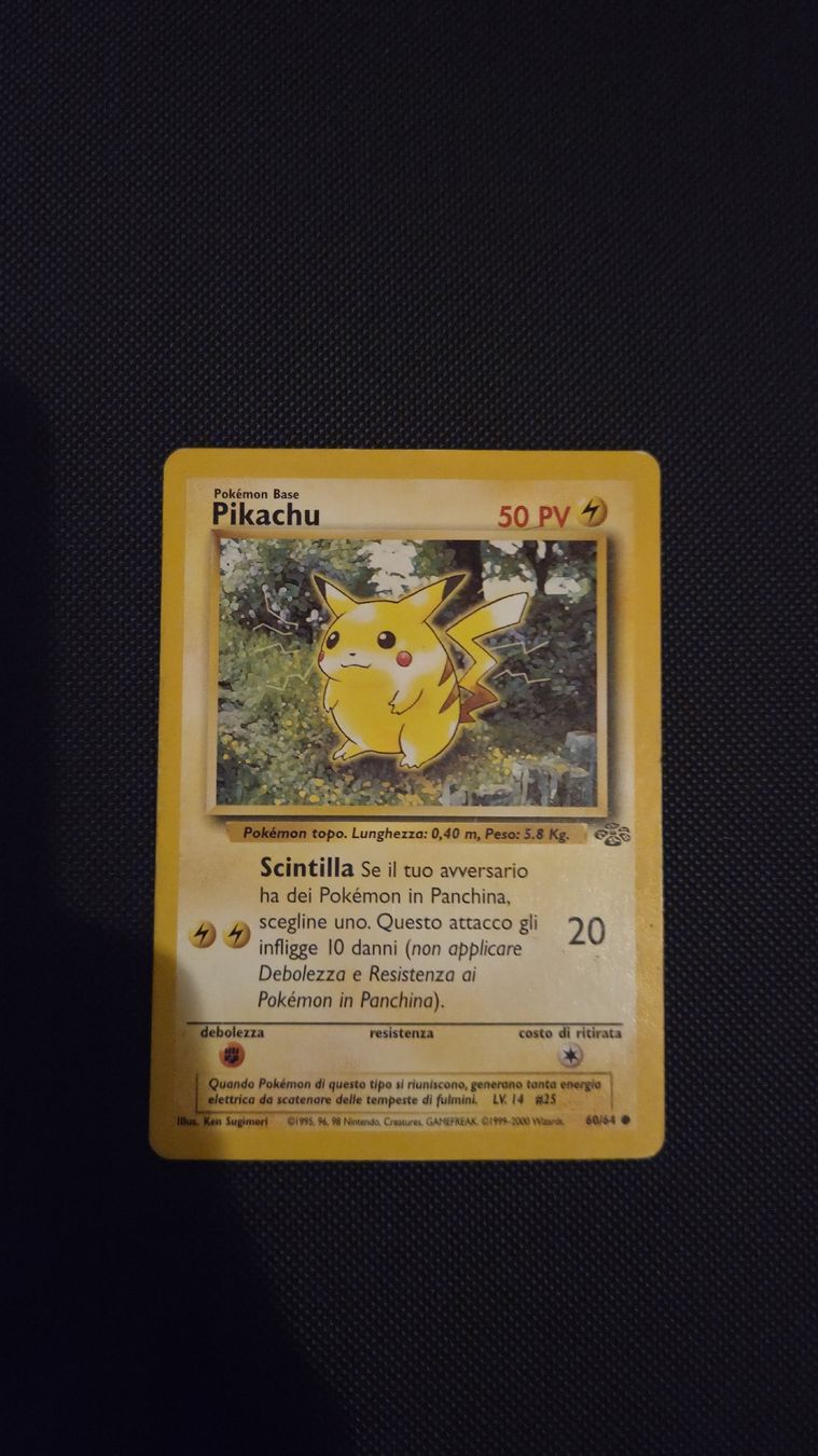 Pokémon Carte collezionabili: Pokemon Pikachu Jungle ITA – Usato da Curio venduto da CATE13