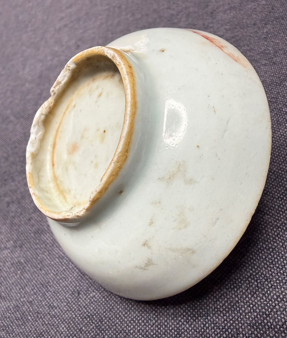 Piatti: Antiker, chinesischer Teller ca. 8 cm Durchmesser – Usato da Triesen venduto da cla_q2js 2