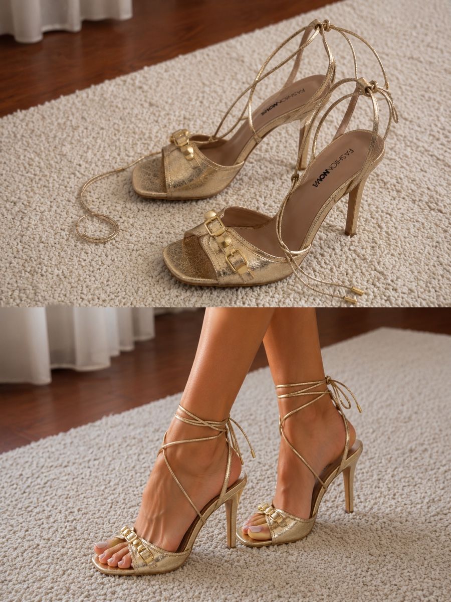 Chaussures femmes: higheels gold – Neuf (Voir description) à Eschenbach SG par nik_v5d8