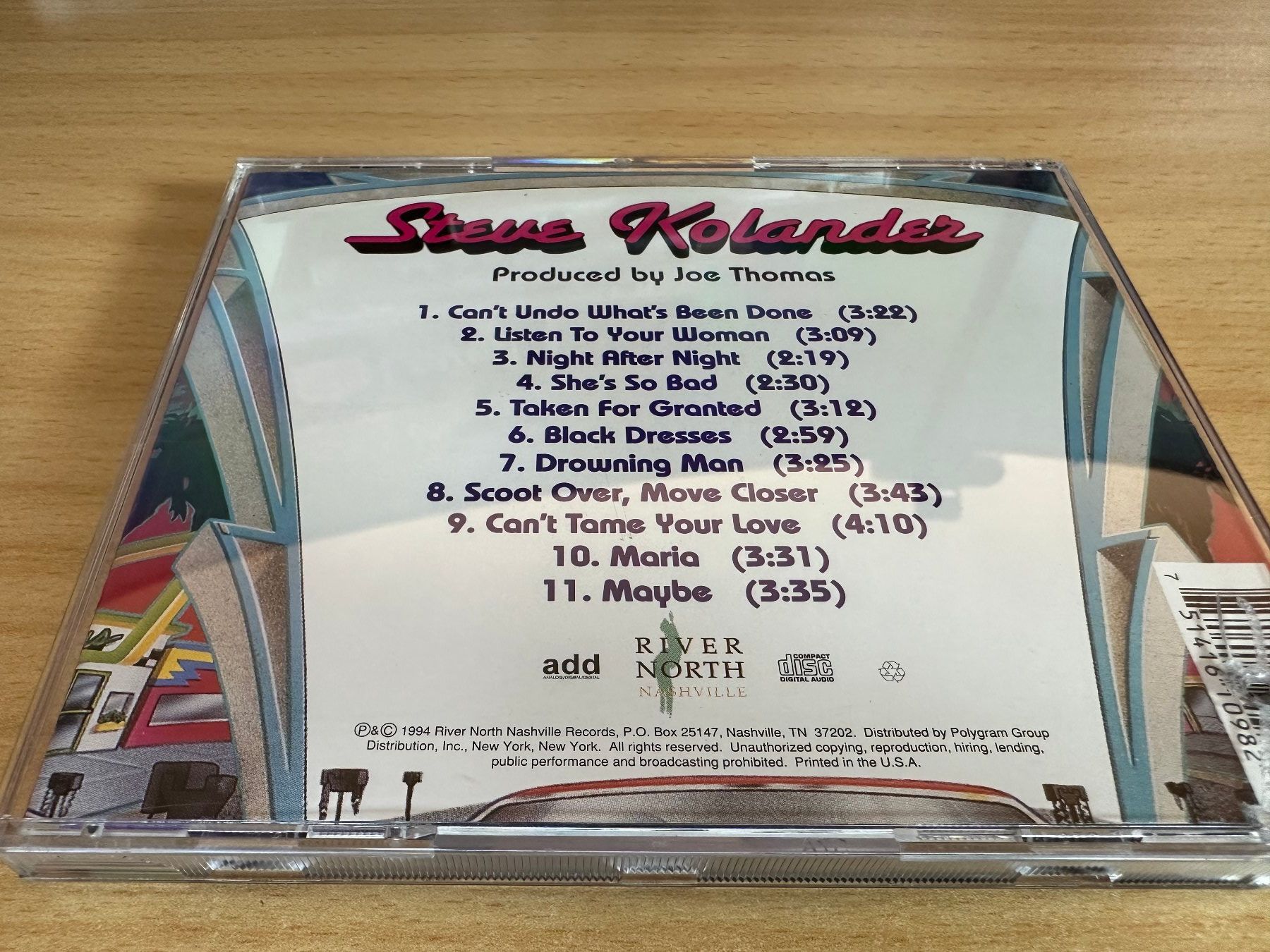 CD: Steve Kolander – Steve Kolander – Usato da Rikon im Tösstal venduto da Alpenmutz 1