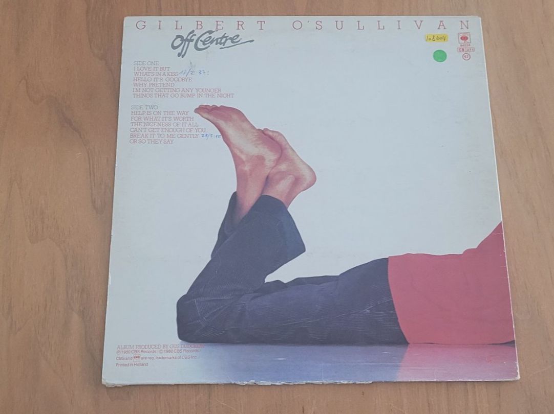 Schallplatten: LP  Gilbert O'Sullivan – Gebraucht aus Martigny von MZ-67 2