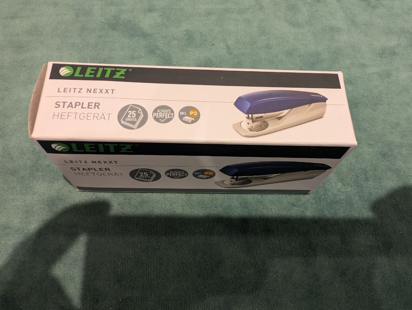 Leitz Macchine rilegatrici: Neuer Leitz Nexxt Heftapparat, blau – Nuovo e nell'imballaggio originale da Staffelbach venduto da Gaetano.CH 1