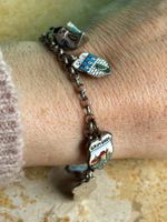 Silber-Armband Schweizer Symbole, Orte (19cm)