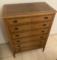 Edle Hochkommode / Schubladenstock im Biedermeier-Stil: TOP