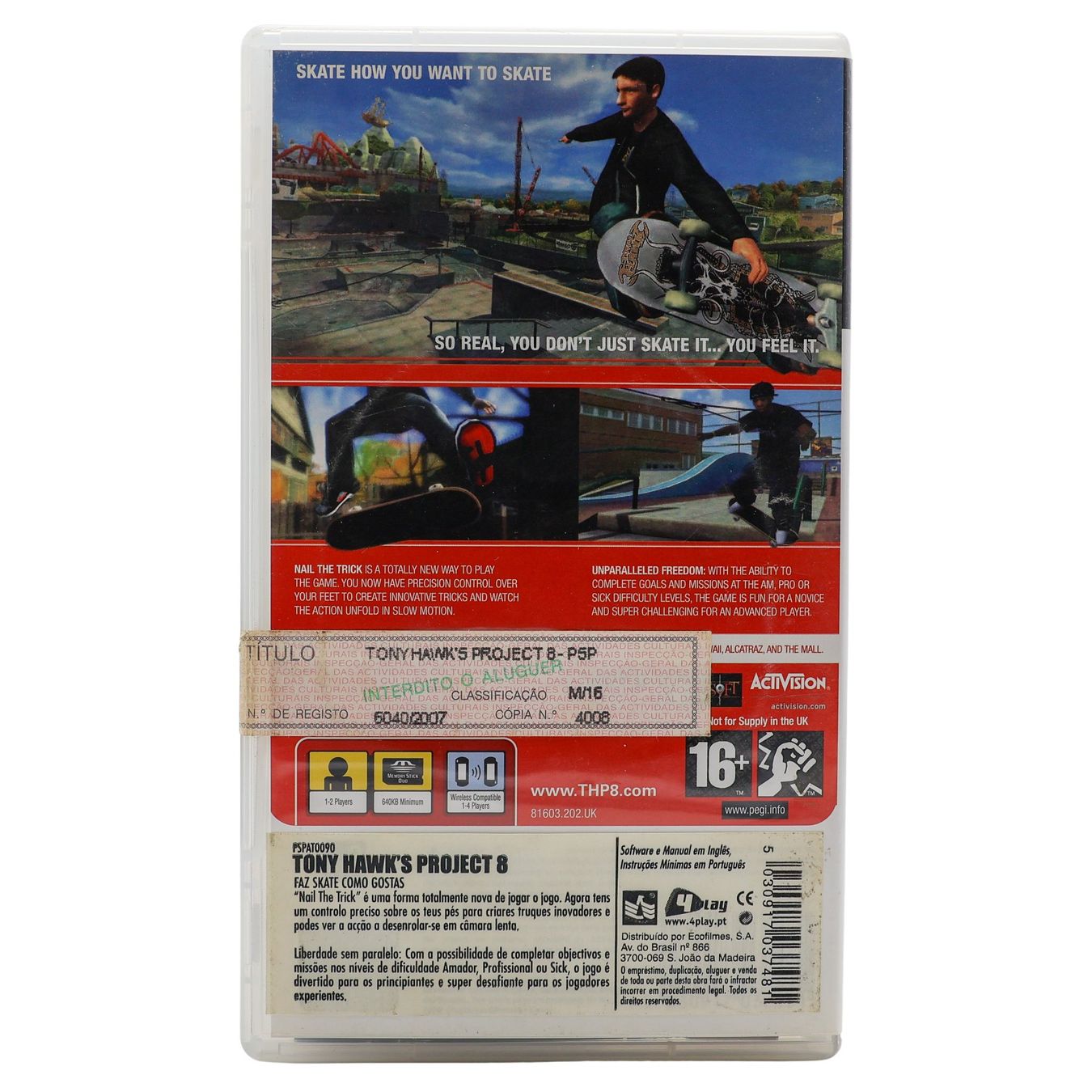 Giochi: Tony Hawk Project 8  - PSP – Usato da Paudex venduto da dindeboy 1