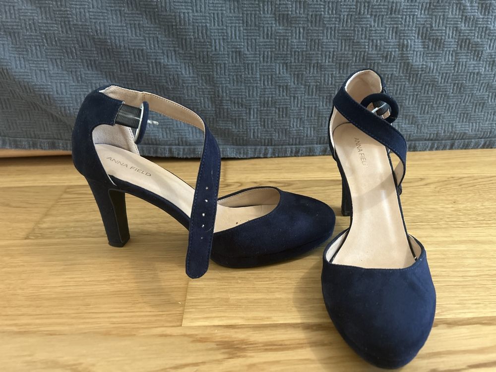 Anna Field Damenschuhe, Pumps, Dunkelblau, Grösse 39 (Gebraucht