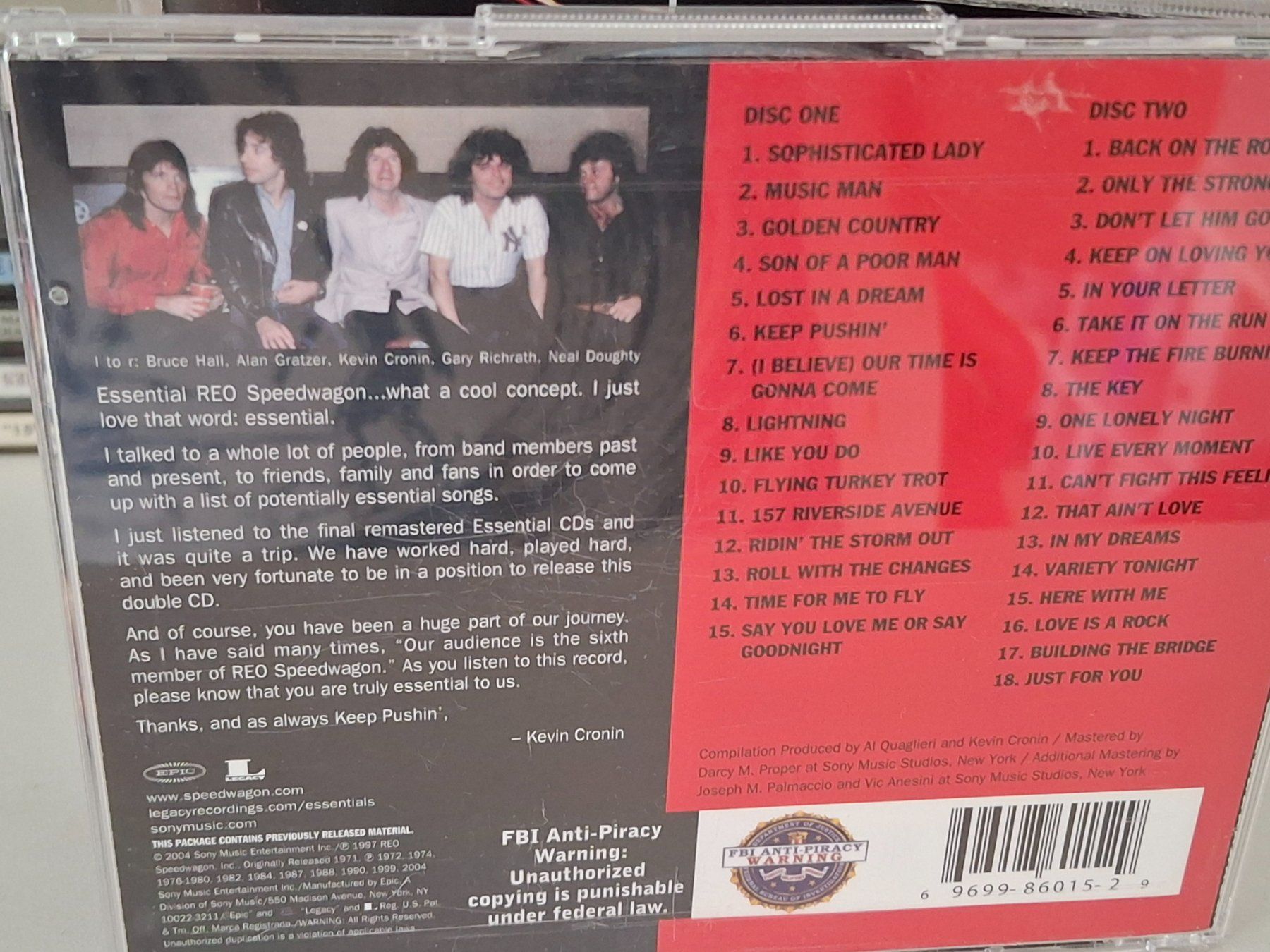 CD: 2CD REO Speedwagon  - The Essential – Usato da Aarberg venduto da Jackup1 1