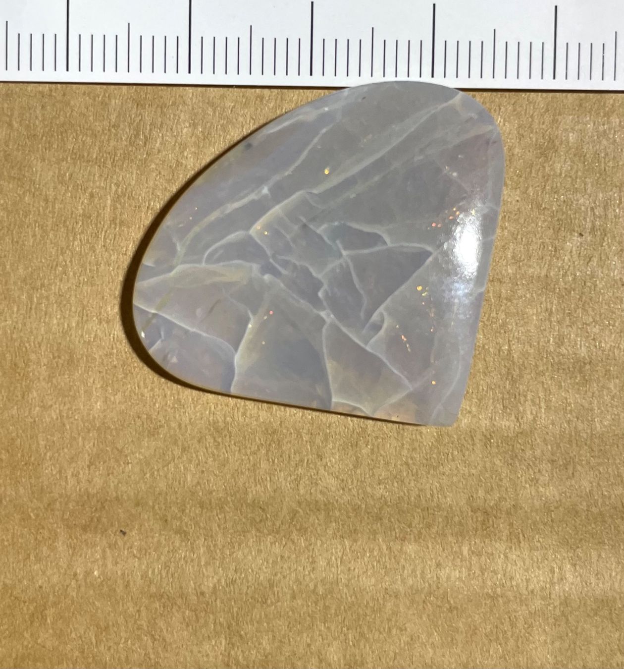 Fossilien: Opal Cabochon   aus Australien Einzelstück  - Farben - Feuer – Neu und originalverpackt aus Leuggern von gemshow 4
