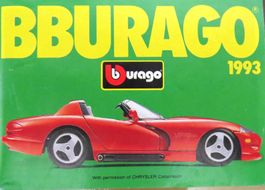 Kleiner Bburago Katalog von 1993