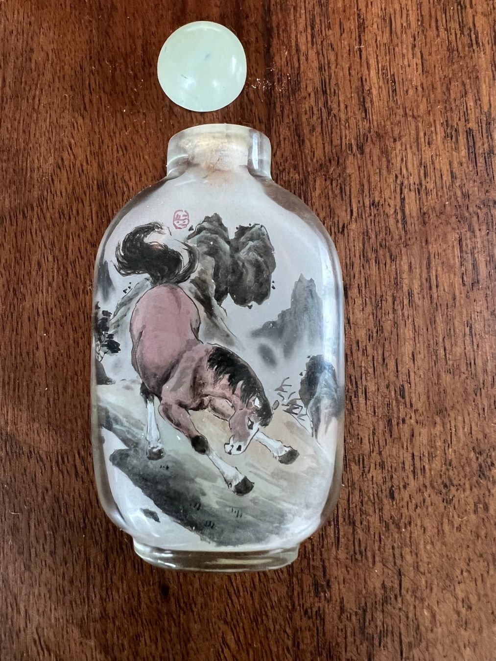 Flaconi: Signed Snuff-bottle in painted glass – Usato da Morges venduto da Audemars07 4