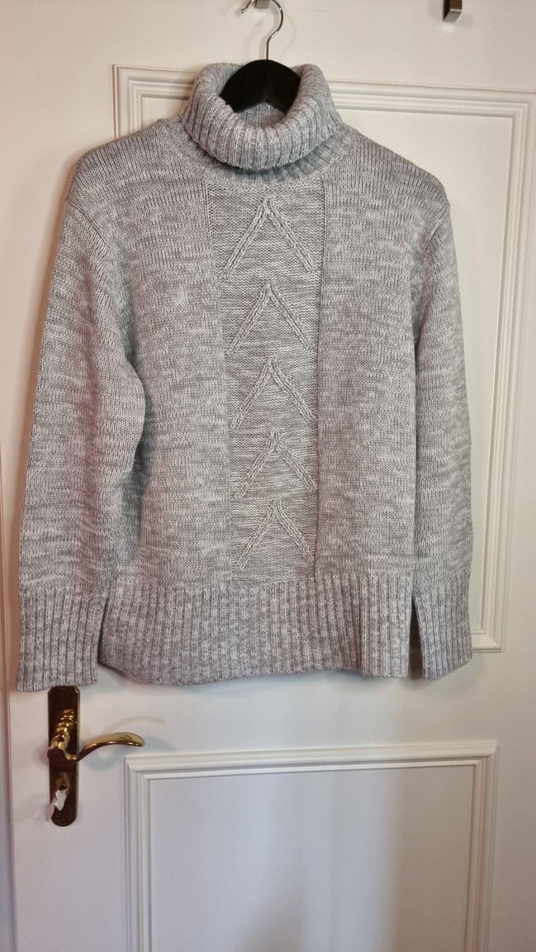 Maglioni & Felpe: Grauer Strickpullover Gr.L/XL Rollkragenpullover,Winterpulli – Usato da Wald ZH venduto da CapLux