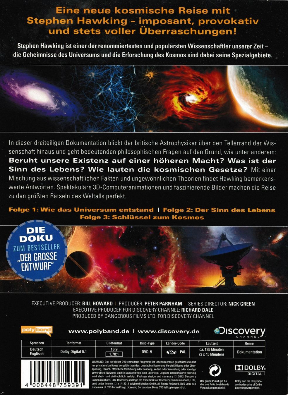 Tutti i DVDs: DVD - Stephen Hawkings grosser Entwurf – Usato da Langnau am Albis venduto da MediaRescuerKeLoX 1