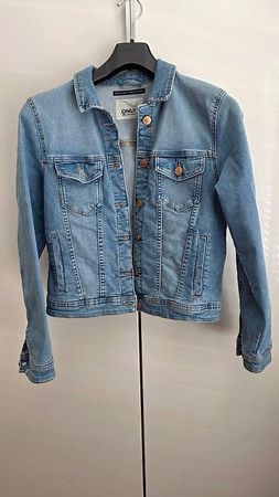 hellblaue damen jeansjacke von only, grösse m