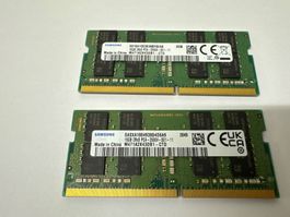2x 16GB  Rigel, PC4-2666V, Samsung