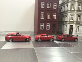 HERPA 1:87 H0 MERCEDES-BENZ C KLASSE,AUDI TT,BMW