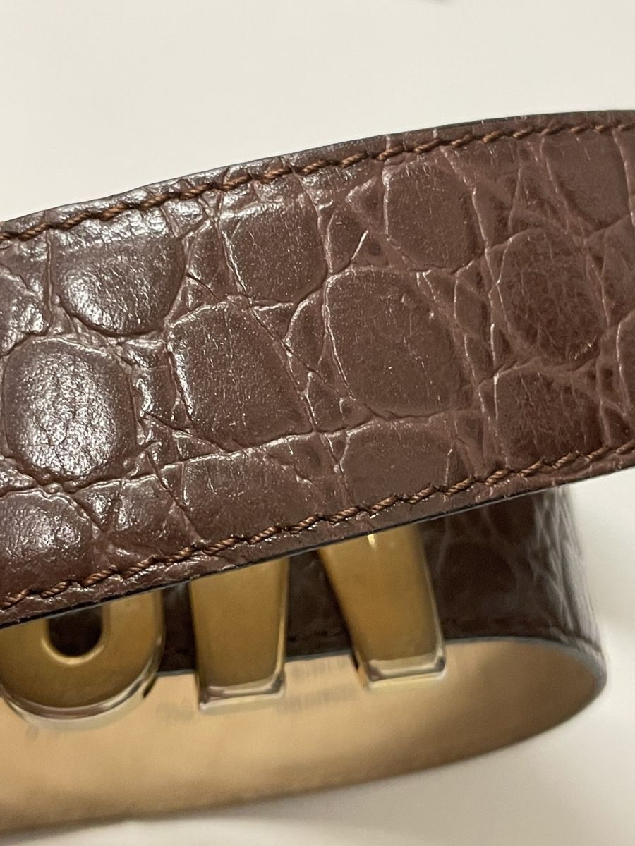 Moschino Cinture: Ceinture MOSCHINO vintage cuir  – Usato da Le Grand-Saconnex venduto da sav_dfj7 6