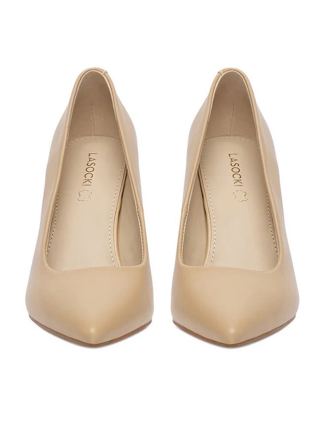 Scarpe da donna: Lasocki Echtleder Pumps Beige, Gr. 39 – Usato da Honau venduto da salverella