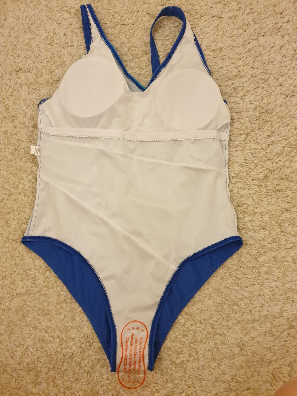 Costumi da bagno & Bikini: Maillot de bain, M, neuf, multicolore bleu/vert – Nuovo e nell'imballaggio originale da Neuchâtel venduto da Verenas12 3