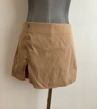 Jupe-short beige T.L élégante et tendance