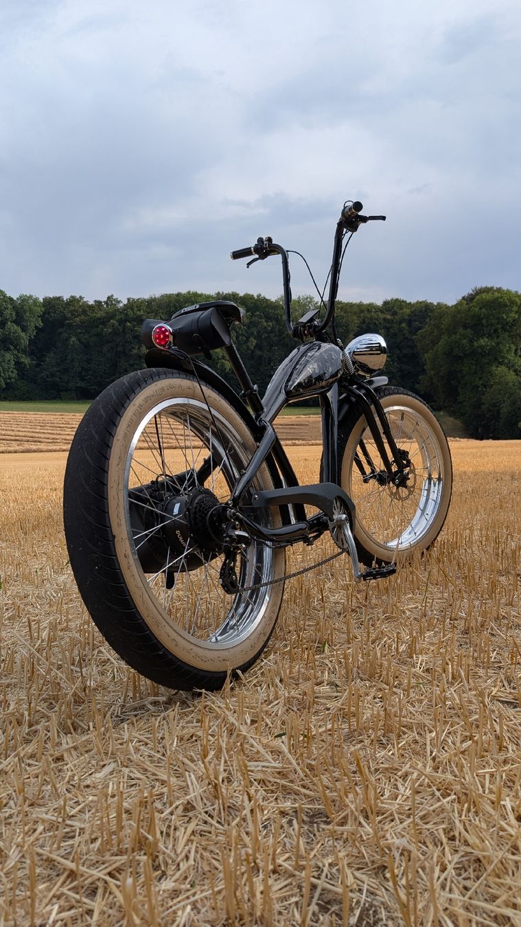 Velos: Exklusives e-Rats Custom Cruiser E Bike mit Springergabel – Gebraucht aus Egolzwil von Schaermike 1