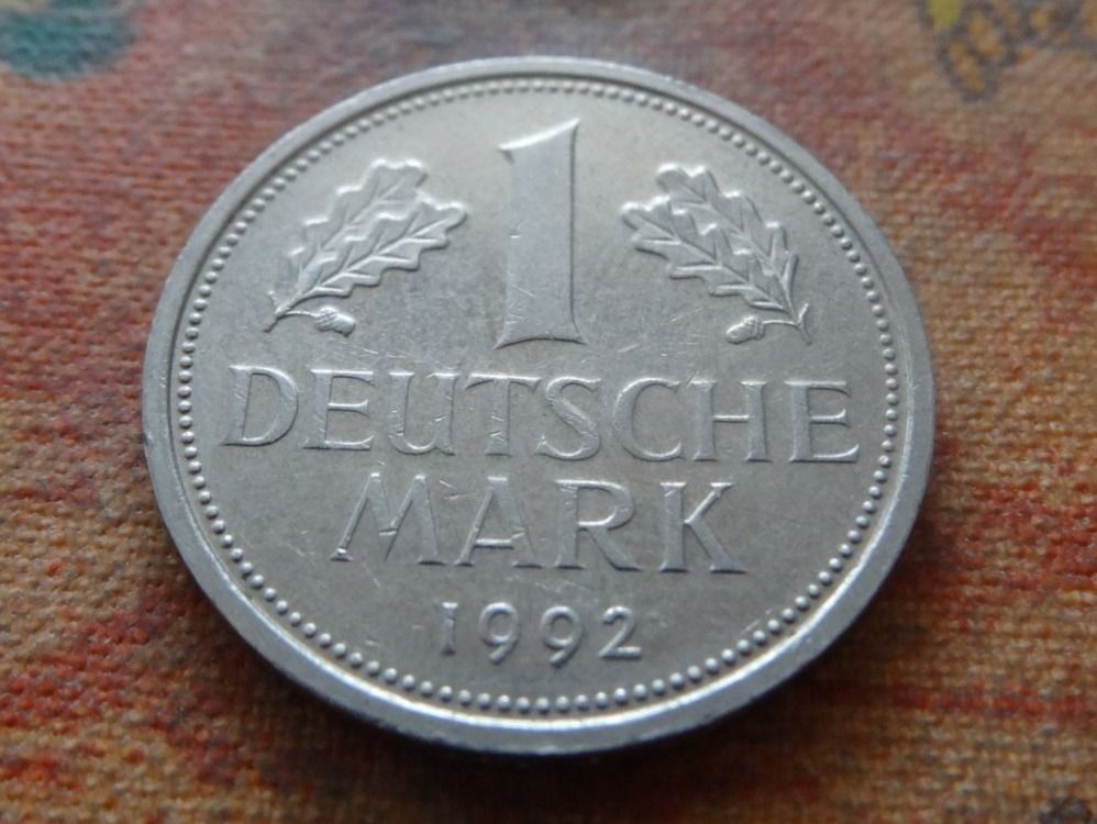 DEUTSCHLAND 1 Mark 1992 (Gebraucht) in Romanel-sur-Lausanne für CHF 0.6 ...