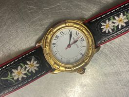 Seltene Michel Jordi Uhr Genéve, Quartz Ethno 90er
