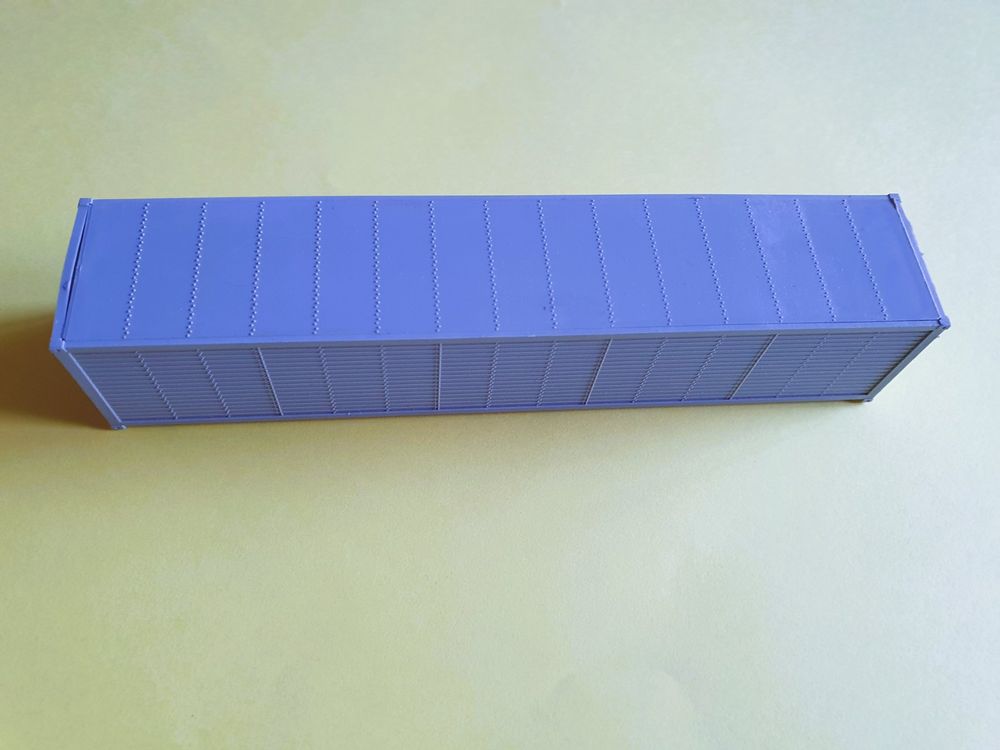Roco 1811, H0, 1/87, 40 ft Container, Silbergrau unbedruckt | Kaufen ...
