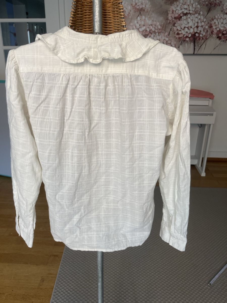 Cyrillus Chemisiers: Cyrillus Bluse, Creme mit Rüschen, 36/38 – D'occasion à Solothurn par Bobesch08 4