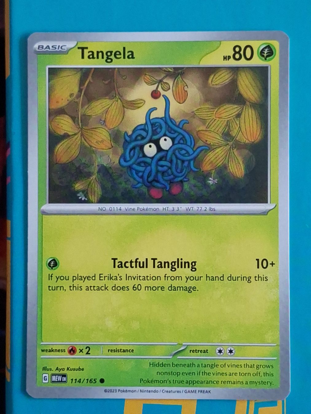 Pokémon Carte collezionabili: Tangela - Pokemon Mew 151 – Usato da Altstätten SG venduto da GGsGameshop