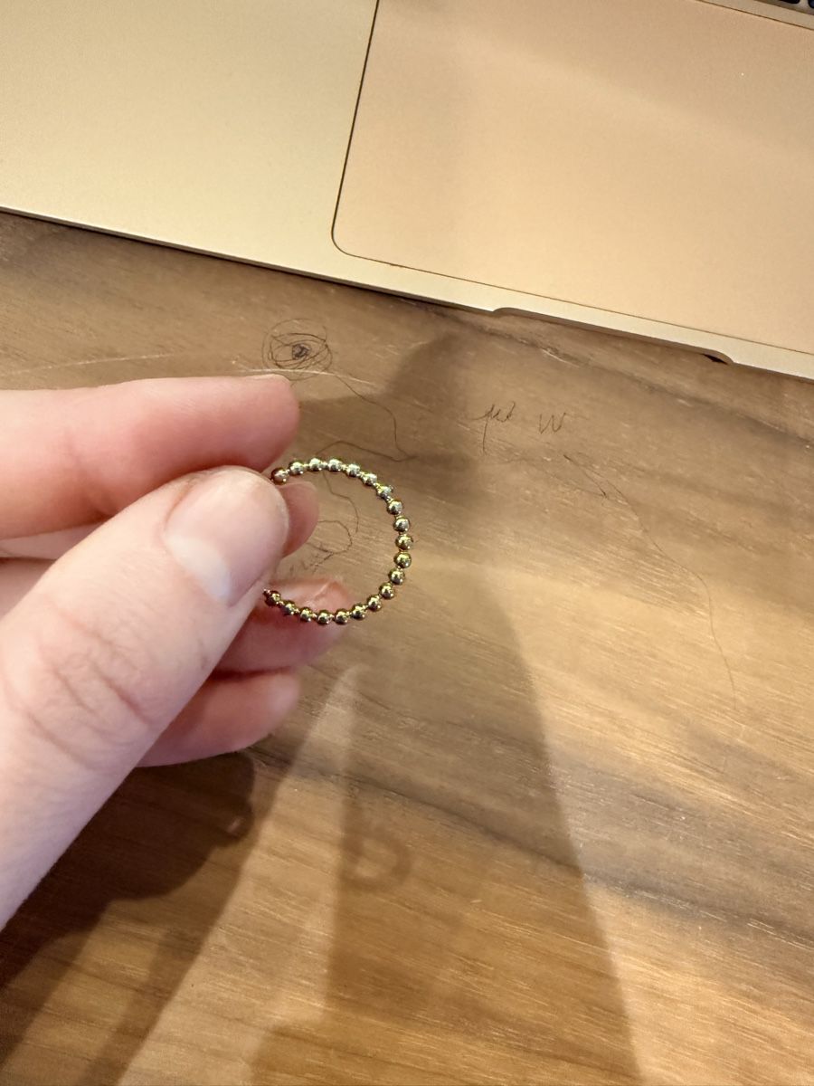 Anelli: Goldring, Kugeln Design, Neuwertig! – Usato da Dotzigen venduto da White_Warrior 1