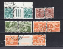 Timbres Suisse , Kehrdrucke ,  voir Photos